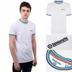 Lambretta ランブレッタ / トリプルティップドピケTシャツ White