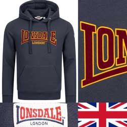 LONSDALE ロンズデール / フロックロゴプリントパーカ(CLASSIC) Navy -送料無料-