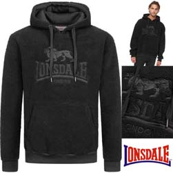 LONSDALE ロンズデール / ボアフリースパーカ(NEWCHAPEL) Black -送料無料-