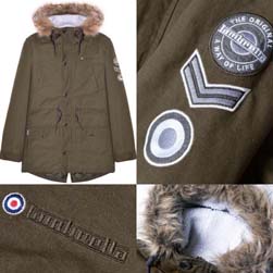 Lambretta ランブレッタ / モッズパーカ Khaki -送料無料-