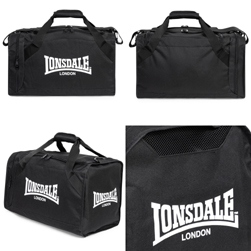 LONSDALE ロンズデール / スポーツバッグ(SYSTON) Black -送料無料-