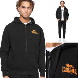 LONSDALE ロンズデール / フルジップパーカ(CARNACH) Black -送料無料-