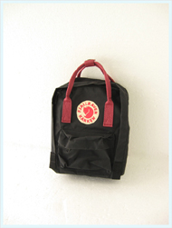 FJALLRAVEN(フェールラーベン)/カンケンバッグミニ(KANKEN MINI) Black x Ox Red -送料無料-
