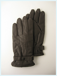 Barbour(バブアー)/レザーグローブ Dark Brown -送料無料-