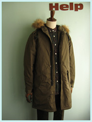 Ben Sherman(ベンシャーマン)/モッズコート Khaki -送料無料-