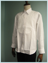 Dry Bones(ドライボーンズ)/プリーテッドブザムシャツ White -送料無料-