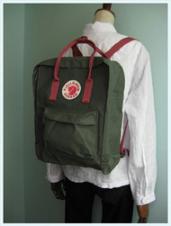 FJALLRAVEN(フェールラーベン)/カンケンバッグ(KANKEN) F.Green x O.Red
