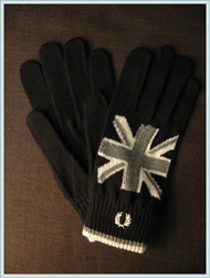 FRED PERRY(フレッドペリー)/ユニオンジャックグローヴ Black