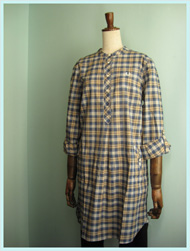 FRED PERRY(フレッドペリー)/レディースマンダリンカラーシャツドレス(D7723) Inky Blue