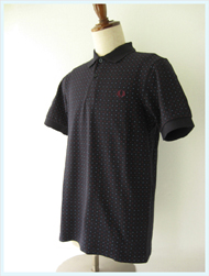 FRED PERRY(フレッドペリー)/ドットポロシャツ(M4200) Navy -送料無料-