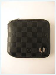 FRED PERRY(フレッドペリー)/チェッカーボードウォレット Black
