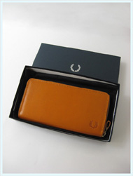 FRED PERRY(フレッドペリー)/レザーパース(F19612) Muatard -送料無料-