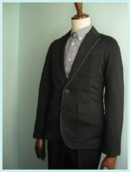 FRED PERRY(フレッドペリー)/パイピングテーラードジャケット(F2273) Black -送料無料-