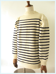 Guernsey Woollens(ガンジー・ウーレンズ)/ガンジーセーター Aran x Navy -送料無料-