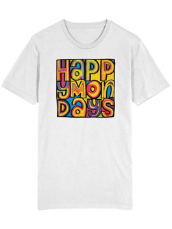 Import T-Shirt 英国直輸入 / Happy Mondays Tシャツ White -送料無料-