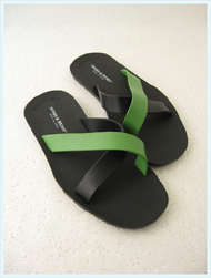 HENRY&HENRY(ヘンリーアンドヘンリー)/クロスサンダル(CROSS) Black x Lime
