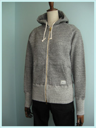 Kepani(ケパニ)/レディースフルジップパーカー(Manhattan-2) Grey -送料無料-