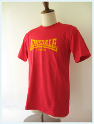 LONSDALE(ロンズデール)/ベーシックTシャツ Red
