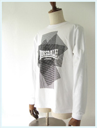 LONSDALE(ロンズデール)/ロングスリーヴTシャツ(UK15HCS28) White