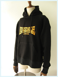 LONSDALE(ロンズデール)/プルオーバーパーカー Black