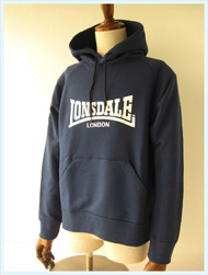 LONSDALE(ロンズデール)/スウェットパーカー Navy