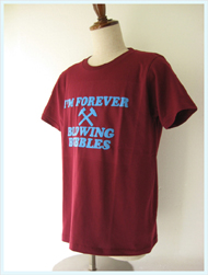 NEVERTRUST(ネバートラスト)/Tシャツ(Blowing Bubbles) Burgundy