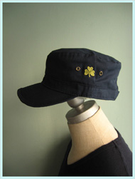 NEVERTRUST(ネバートラスト)/ブリティッシュレイルウェイキャップ(Shamrock) Navy