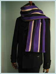 Or Glory(オアグローリー)/リバーシブルスクールマフラー Purple