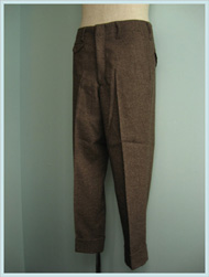 Or Glory(オアグローリー)/テーパードスラックス Brown -送料無料-