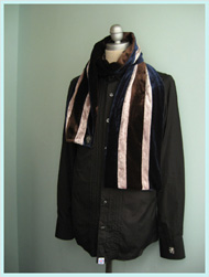 PUB(パブ)/ベルベットストール(Luster Stole) Brown