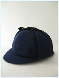 Original John(オリジナルジョン)/ハードジャージーディアストーカーハット Navy