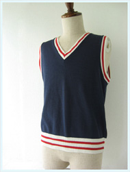 Original John(オリジナルジョン)/サマーニットベスト Navy