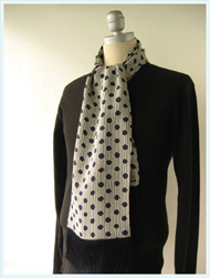 Original John(オリジナルジョン)/スカーフ(JOHN'S SCARFS) Navy Stripe/Dot