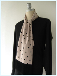 Original John(オリジナルジョン)/スカーフ(JOHN'S SCARVES) Beige Dot