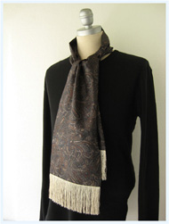 Original John(オリジナルジョン)/スカーフ(JOHN'S SCARVES) Navy Paisley