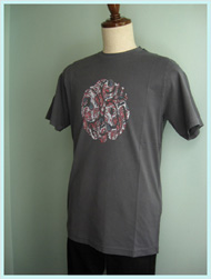 PRETTY GREEN(プリティグリーン)/ペイズリーロゴTシャツ Grey