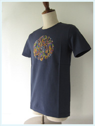 PRETTY GREEN(プリティーグリーン)/ペイズリーロゴTシャツ Navy