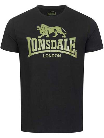 LONSDALE Yf[ / CISvgTVc Black x Olive -- [4508]