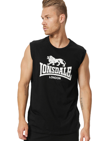 LONSDALE Yf[ / m[X[uTVc(CLOPTON) Black --