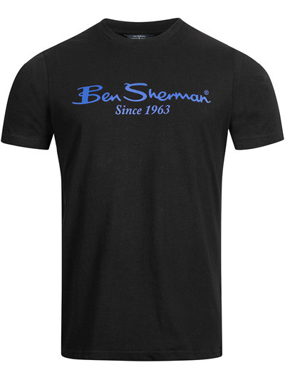 Ben Sherman ベンシャーマン / ロゴプリントTシャツ(0070604) Black -送料無料-