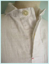 unus entil(ユーナスエンティル)/ダブルガーゼマリンシャツ White